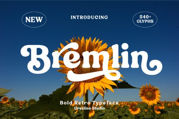 Bremlin: A Bold Retro Font for Modern Designers
