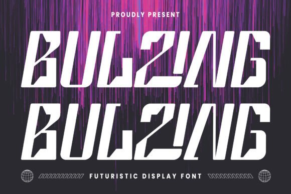Bulzing: The Futuristic Display Font for Modern Design