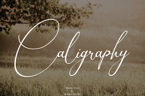 Caligraphy: Elevate Your Design with Romantic Script Font