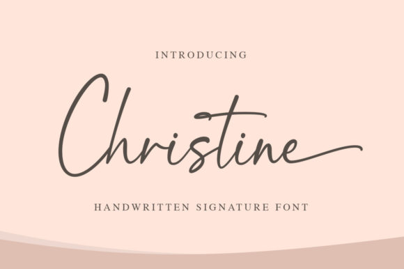 Christine: A Graceful Script for Modern Design