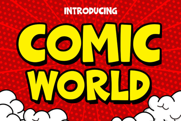 Comic World: A Vintage Display Font for Impactful Design