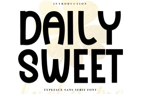 Daily Sweet: A Festive Typeface for Enchanting Designs
