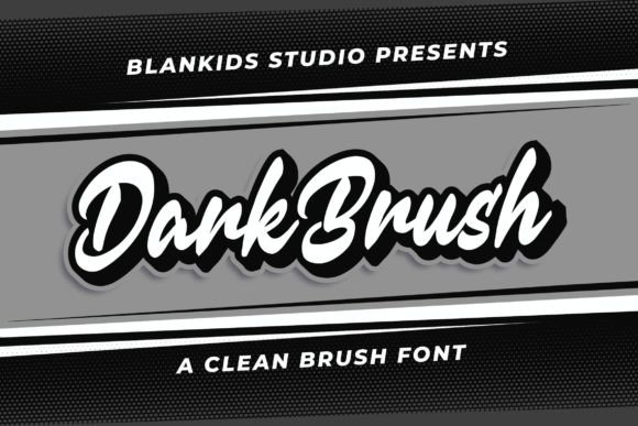 Dark Brush: Elevate Your Designs with a Playful, Modern Font
