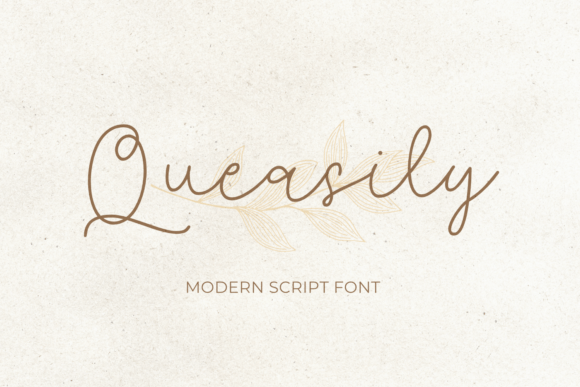 Elevate Your Visuals with Queasily's Elegant Typography