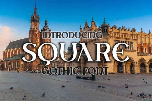 Exploring the Square Gothic Font for Design