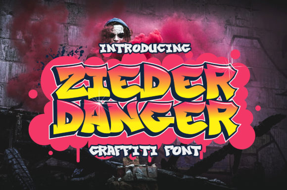 Exploring the Zieder Danger Basic Graffiti Typeface