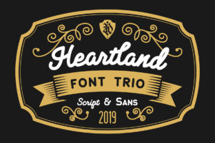 Heartland Trio: A Vintage Font for Modern Branding
