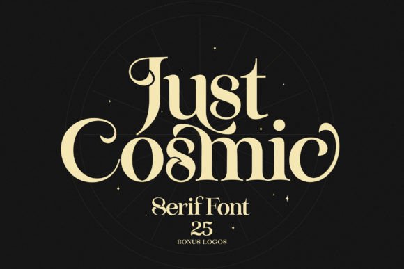 Just Cosmic: A Modern Vintage Serif for Timeless Design