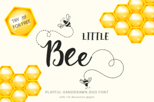 Little Bee Duo: A Font Set for Creative Typography