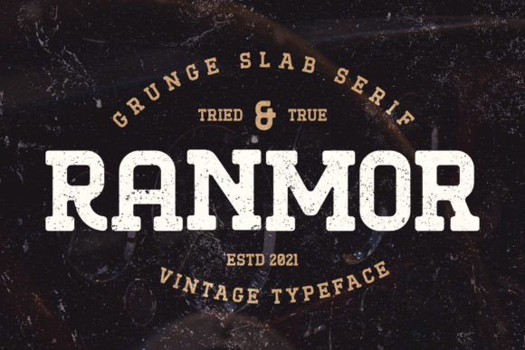 Ranmor: Bold Vintage Slab Serif for Modern Design