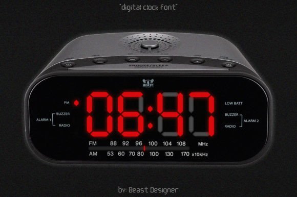 The Digital Clock Font: Precision in Modern Design