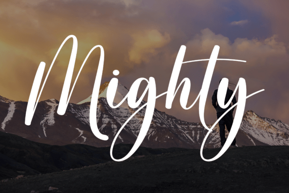 The Mighty Script Font: Elegance in Every Curve