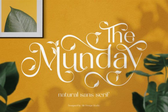 The Munday: Infusing Nature into Modern Typography