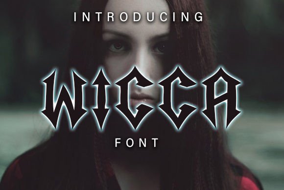 Wicca: A Gothic Typeface for Bold Visual Statements